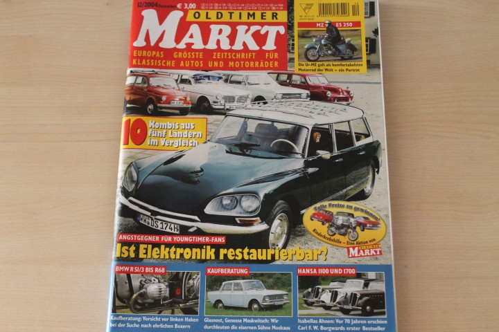 Deckblatt Oldtimer Markt (12/2004)